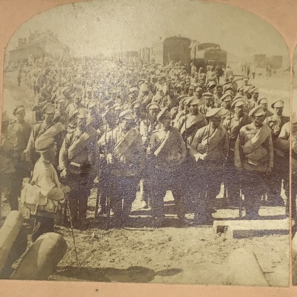 VINTAGE Stereograph Slide 16533 Military Scattered Forces Mukden Manchur… - Picture 5 of 9